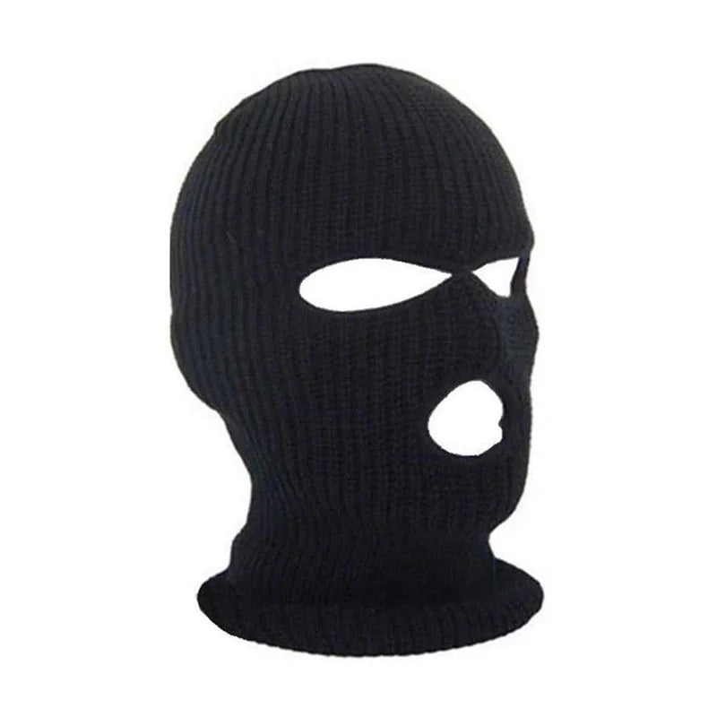 High Quality Custom New Knitted Balaclava Winter Ski Mask with 3 Holes Full Face Cover and Sports Face Hat Wholesale