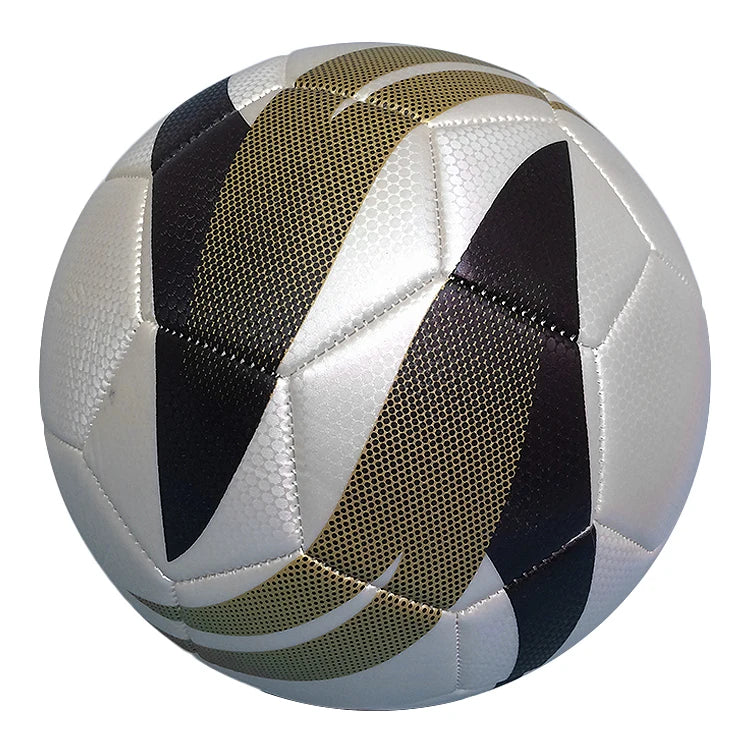 OEM / ODM Hot Sale Good Quality Official Size 5 Durable PVC Laser Leather Machine Stitched Soccer Balls for Adult