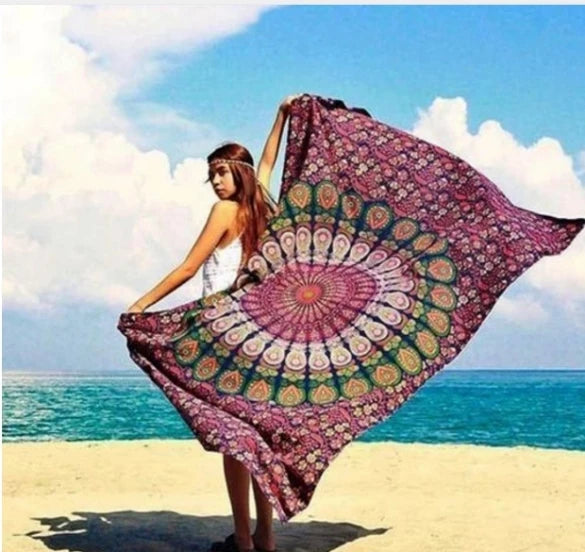 Rectangle Beach Towel with Your Logo and Print