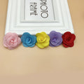 Quality Goods Hair Clips Crochet Handmade Fabric With Beads Center Decoration Flower