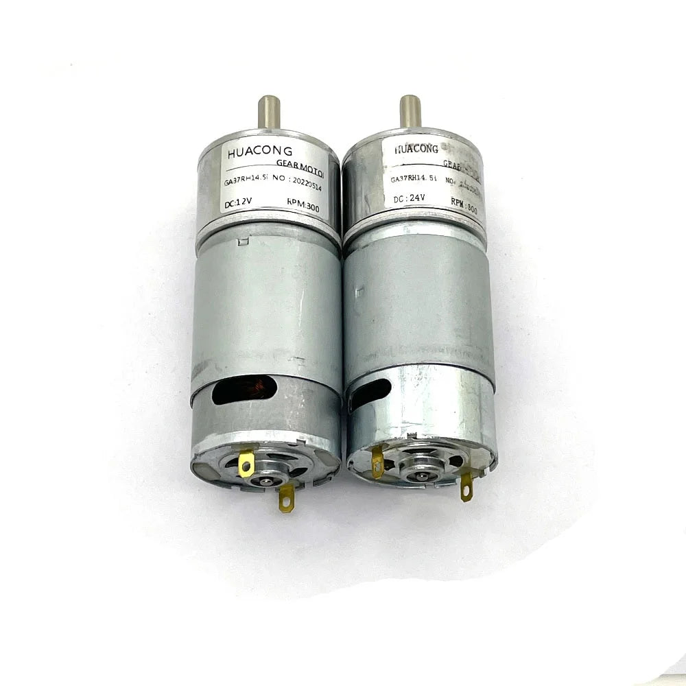EDM Drilling Motor Gear Rotated Head DC12V GA37RH Stainless Steel for Small Hole EDM Electrode Tube Machine