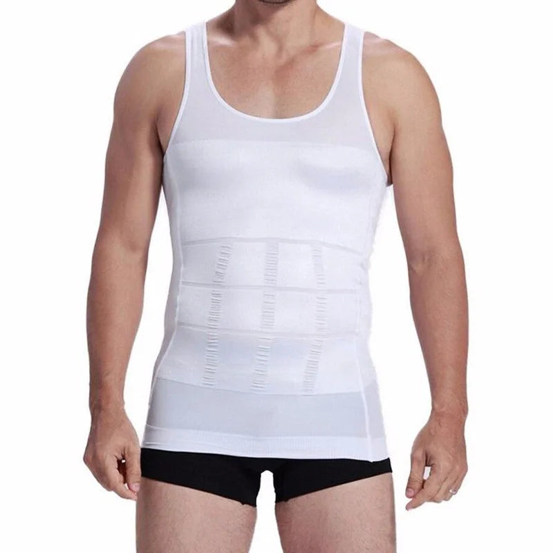 Best Selling Abdomen Full Body Shapewear Men Shaper Waist Trainer Vest Compression Shirt