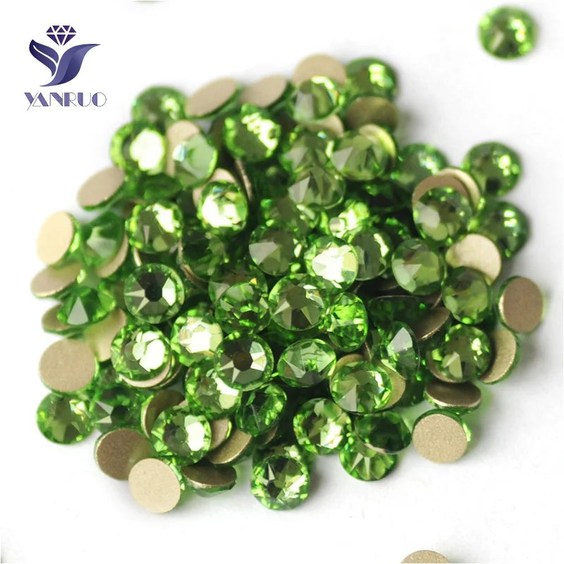 Peridot Swim Rhinestone Non Hotfix Bulk Flatback