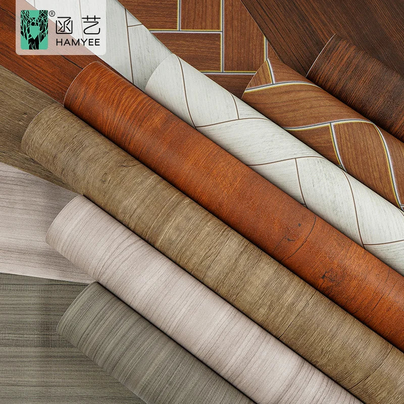 Wholesale Laminate Pvc Flooring Tile Sticker Wooden Flooring Sticker for Bedroom
