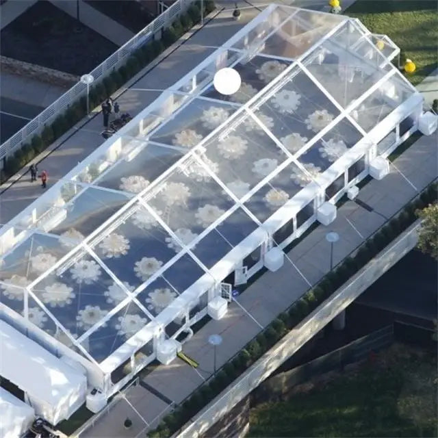 200 People Luxury Transparent Wedding Tent for Sale With Clear PVC Roof