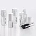 30ML 40ml PET Dry Powder Spray Bottle Screen Printed Logo Oval Pump Sprayer for Hair Face Masks Plastic Loose Powder Bottle