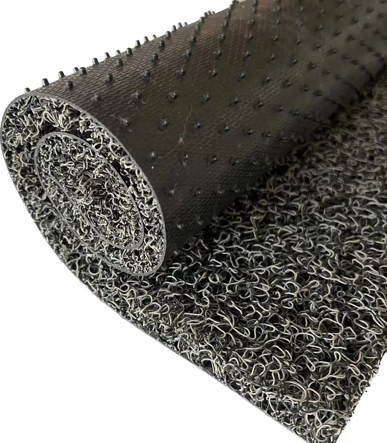 Hot Sales Waterproof  PVC Coil Plastic Car Floor Mat with  Spiking Backing Vinyl Loop Mat Roll Noodles Gold Prospecting Mats