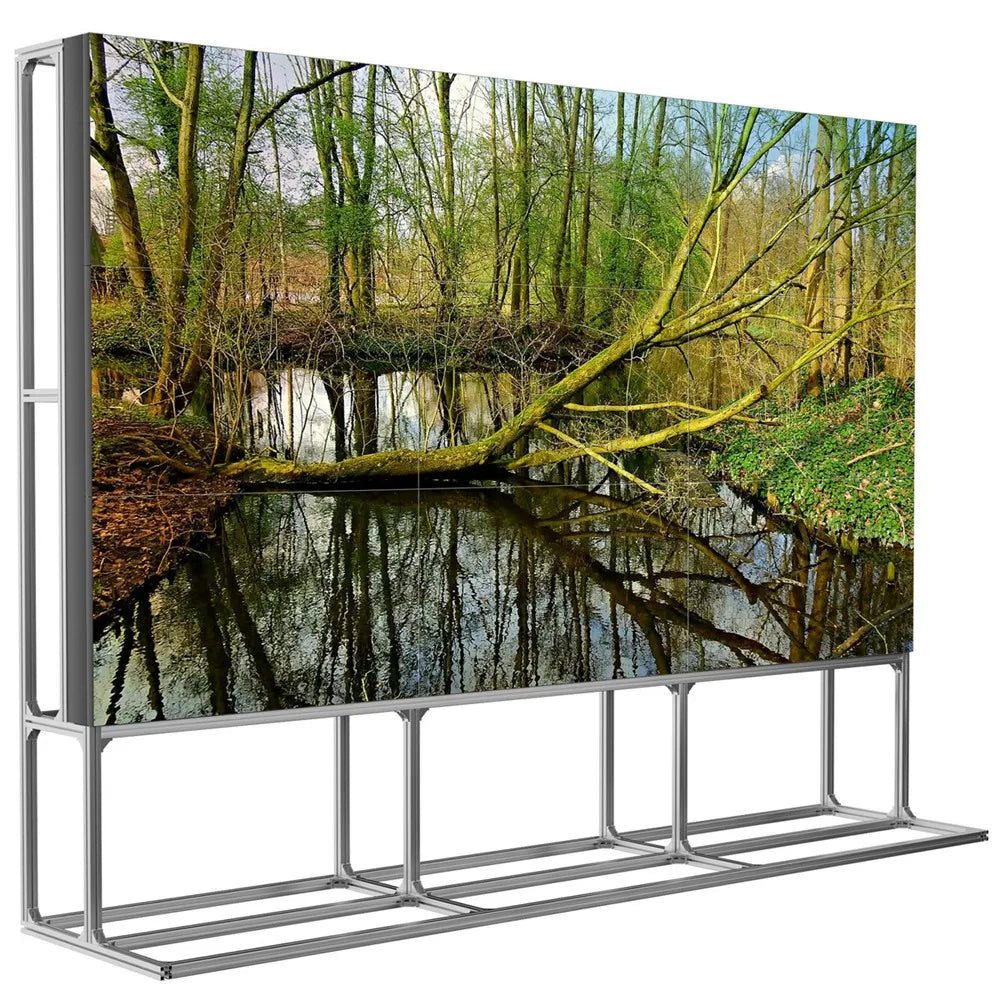 46 49 55 Inch Indoor Splicing Screen 2x2 3x3 4k HD Advertising Players LCD Video Wall Controller 4x4 for TV Studio/Control Room
