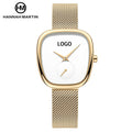 Hannah Martin 2025 High Quality Original New Arrivals Fashion Waterproof Custom Accessories Parts Women Ladies Quartz Watches