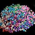 Cheap Natural Titanium Clear Quartz Gravel Angel Aura Crystal Tumbled Stones