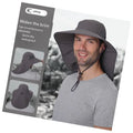 Camouflage Summer Sun UV Protection Fishing Hats Breathable Waterproof Quick Dry 12.5cm Large Brim Bucket Hat With Neck Flap