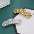 Sunflower Daisy Plant Nut Hair Clips Fashion Hair Jewelry Antique Silver Gold Vintage Jewelry Hairpins for Girl Hair Accessories