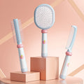 Women's Long Hair Curly Hair Comb Special Artifact Fluffy Hair Roller Comb Air Cushion Massage Bag Household Straight Plastic
