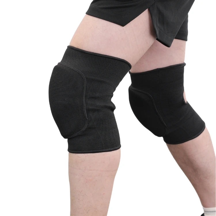Elastic Knee Compression Sleeve for Pain Relief Professional Soft Knit Knee Support for Running Basketball Sports Safety Pad