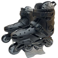 Professional Inline Flat Flower Roller Skates for Men and Women Students 4 Wheels Black Gold Cool Aluminum Alloy Frame Skates
