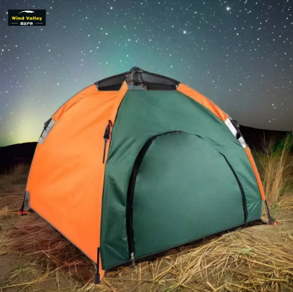 Wind Valley Automatic Outdoor Pet Tent for Cats Dogs Animal Waterproof Single-Layer Fiberglass Pole Oxford Fabric All Seasons