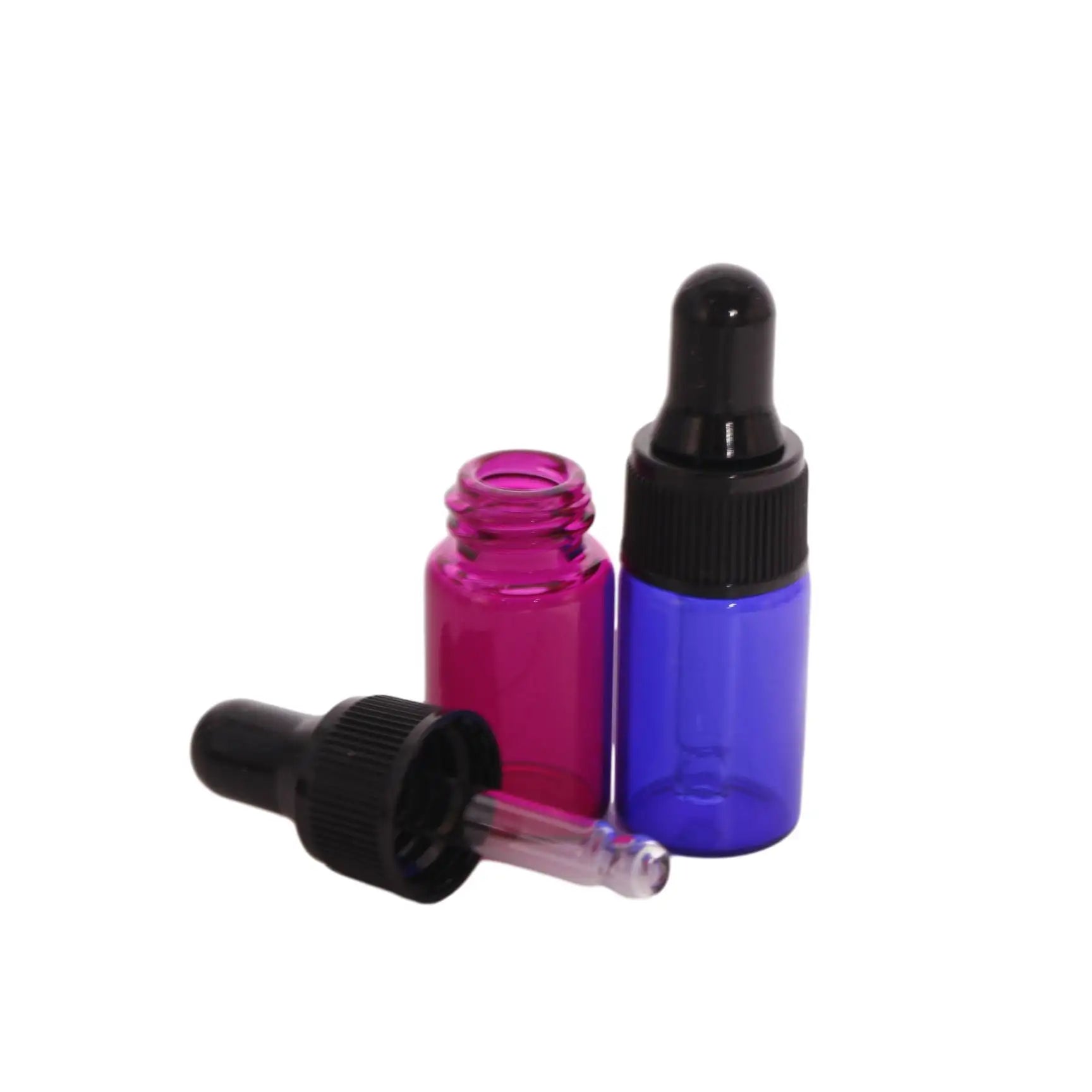 Mini Sample Vials Glass Dropper Bottles Essential Oil Dropper Glass Bottle 1ml 2ml 3ml 5ml