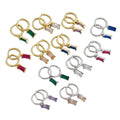2023 Trendy Vintage Geometric Silver 925 Sterling Hoop Earrings Gold-Plated CZ Designer Dangle Earrings for Women for Parties