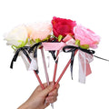 Wedding Teachers Day Gift Cute Artificial Flower Office Gel Pens Wholesale