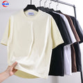 Cotton Men's t Shirt Heavyweight Luxury Oversized Drop Shoulder Custom logo Desgin Boxy Blank Streetwear T-shirt for Men