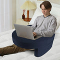 Machine Wash High Elasticity  Foam Arm Rest Lap Desk Reading Pillows With Pockets