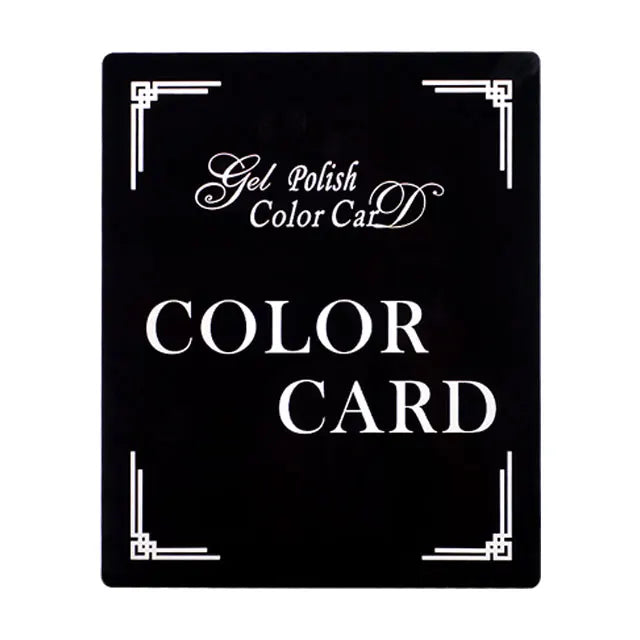 Factory Customization False Nail Display Book Gel Polish Color Tips Chart Palette Varnish Practice Board Manicure Book Color