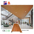 Wood Look Soffit Ceiling Aluminum System Fascia Soffit Ceiling for Outdoor
