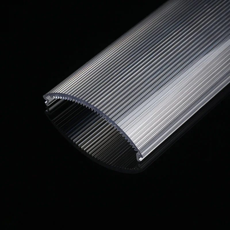 Factory Supply a Variety of PC PMMA Prismatic Cover Led Light Diffuser Lighting Lamps Extrusion PC Cover