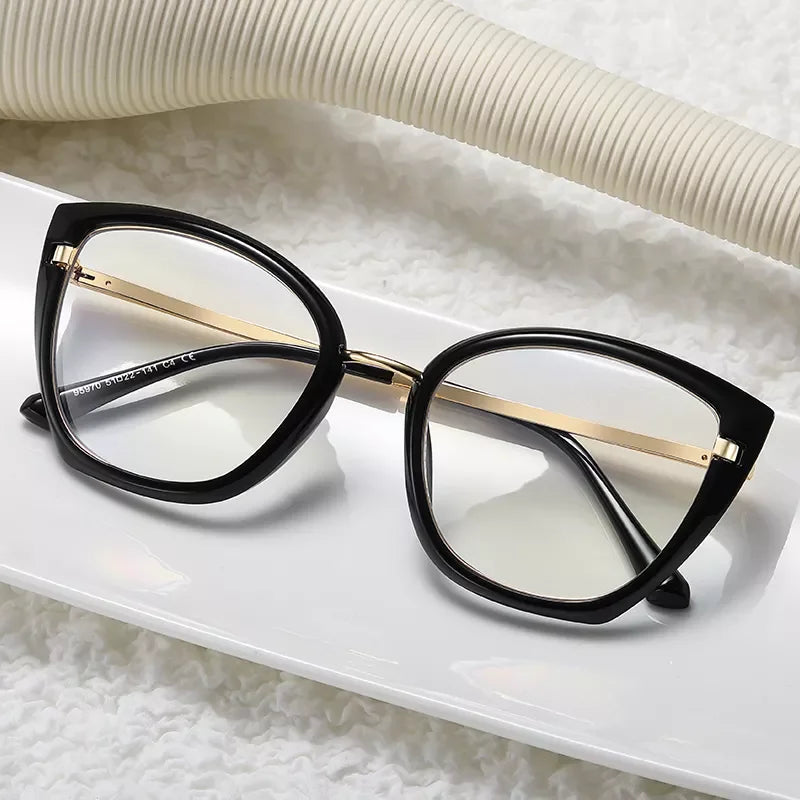 Fashion Eyeglasses Frames Design Colourful TR90 Frame Glasses Anti Blue Light Lens Optical Glasses