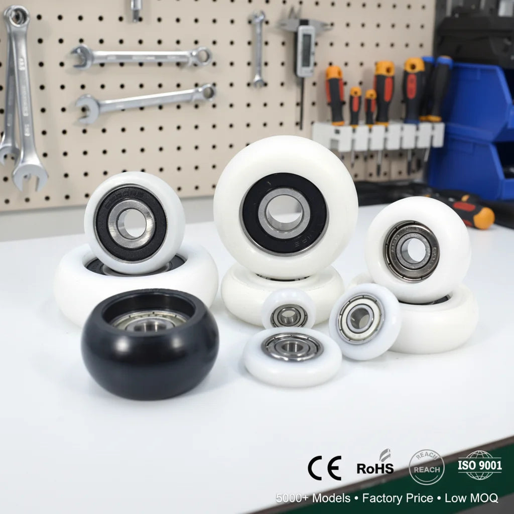 Window Slide Bearing Roller BSR60840-11 8x40x11 Plastics Small Pulley Roller Wheel