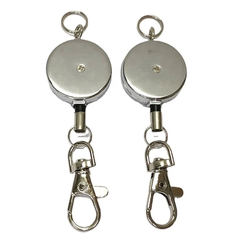High Quality Heavy-Duty Metal Retractable Badge Reel Other Lanyards Product Retractable Reel Badge Holder