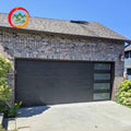 Modern Automatic Commercial Warehouse Windproof Doors Hurricane Impact Soundproof Sectional Garage Folding Rolling Open Home Use
