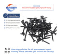 Drywall Screw Black Oxide Finish Silver Color Steel ISO Coil Nails 3 1/4 Smooth Shank Diameter Wood Nail Fasteners JUNCHUANG