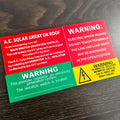 Laser Tag Engraved Label Tags Electrical Valve Abs Nameplate Engraving Engrave Panel for Sheet Plastic Bag Traffolyte Labels