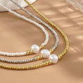 Go2boho New in Summer Beach Choker Women Fashion Necklaces Mix Imitation Pearl Seed Bead Colorful Jewelry Bohemian Boho Design