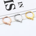 Stainless Steel DIY Earring Hook French Earrings Setting Base Jewelry Making Components for Earring Hooks and Spacers