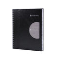 A5 Custom Spiral Daily Task Notebook 100 Sheets Ruled Blue Purple Personalized Paper Hardcover Bound