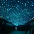 Twinkle Rgb Fiber Optic Star Ceiling Light Kit Starlight Ceiling Panel Shooting Star Starry Sky Light PET Acoustic Panels Deco
