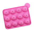 Saffron 12 Cavity Round Silicone Mold for Planet Galaxy Lollipop and Hard Candy Making Candy Lollipop Molds