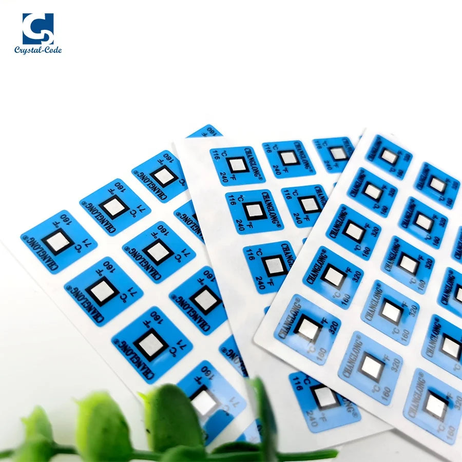 Sticker Color Sensitive Changing Thermometer Labels Forehead Heat Stickers Change for Fever High of Temperature Indicator Label