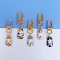 Cartoon Anime Lovely Key Bag Charms Enamel Metal Kitten Cat Keychain for Women