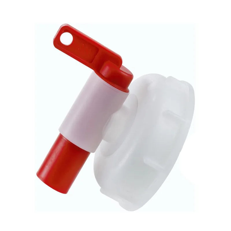 Plastic Dispensing Tap DIN 51mm PE Discharge Tap 10L Self Venting Canister Tap