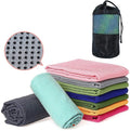 Wholesale Custom Microfiber Anti-Slip Yoga Mat Quick-Dry Nylon Sport Towel Soft Comfortable Travel Solid Color Knitted