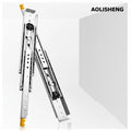 AOLISHENG Locking Heavy Duty Drawer Slides Ball Bearing Full Extension Furniture Fittings 500 lb Load Industrial Kitchen Dining