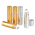 5ml 10ml Leak Proof Steel Roller Glass Bottle Luxury UV Roll on Glass Bottle for Essential Oil