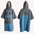 Hot Sale High Quality Personalized Quick Dry Microfiber Swim Diving Hooded Poncho Changing Towel Beach Surf Robe