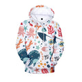 Fitspi Animal Whale 3d Printed Hoodie Autumn Plus Size Men's Hooded Sweater Custom Wholesale Pullover Sweatshirt
