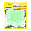 5pcs/bag  UV Glow Fishing Soft Lure Octopus Calamar Pesca Mar Sea Fishing Wobbler Bait Squid Jigs Fishing Lures Silicone