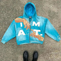Custom Sunfaded Faded Zip up Zipper HoodieMen Boxy Oversized Zip up HoodieStreetwear Acid Wash Distressed Zip up Hoodie Men