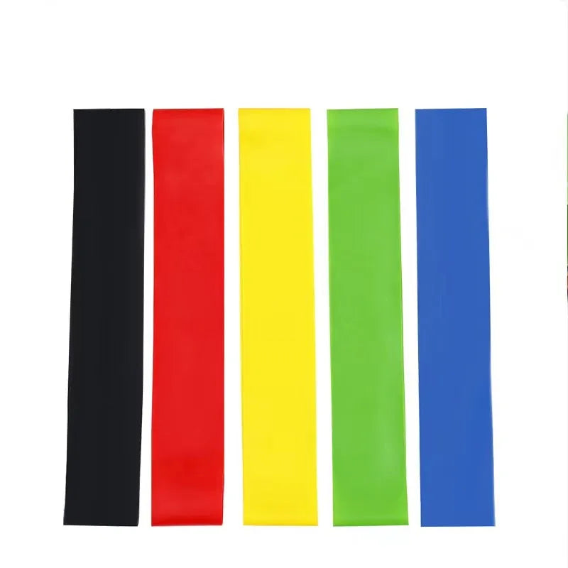 Wholesale Custom Yoga Elastic 100% Natural Latex Hip Circle Workout Fitness Small Mini Loop Resistance Band Set Durable Ollas